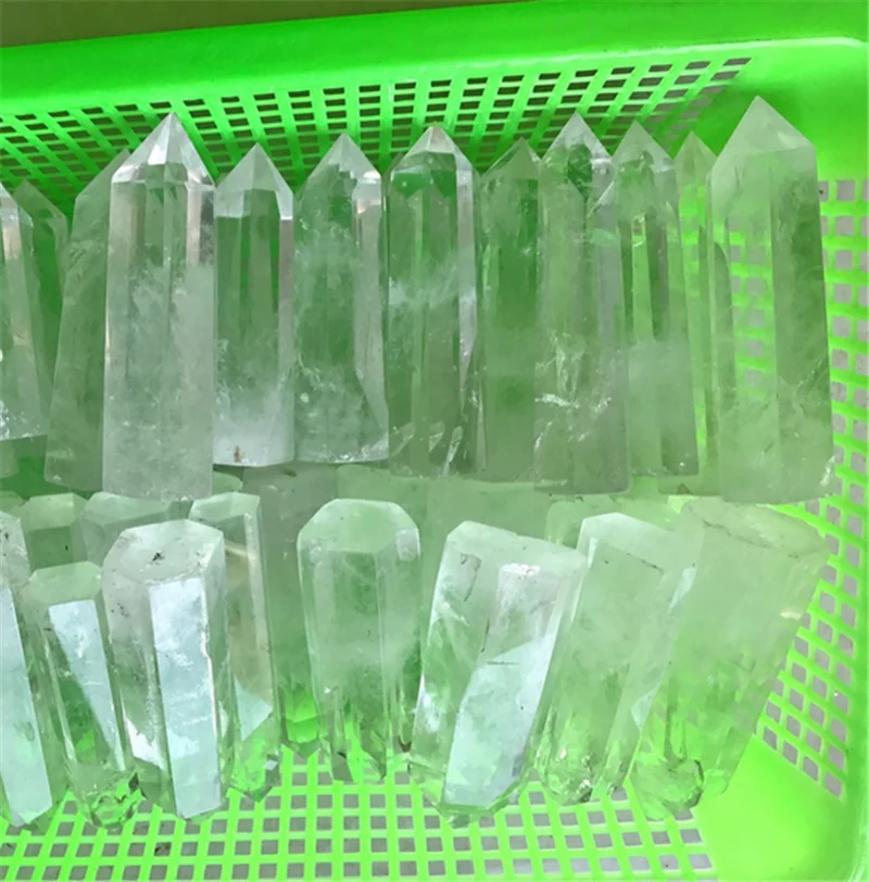 110-130 г прозрачный натуральный прозрачный кристалл кварца с точками одиночный завершенный кристалл палочка полированный Reiki целебный образец