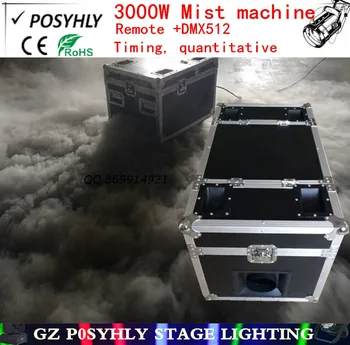 

2016 new ! 3000W Mist machine, remote + dmx512 control 3000w smoke machine wedding, stage fog machine professional dj equipment