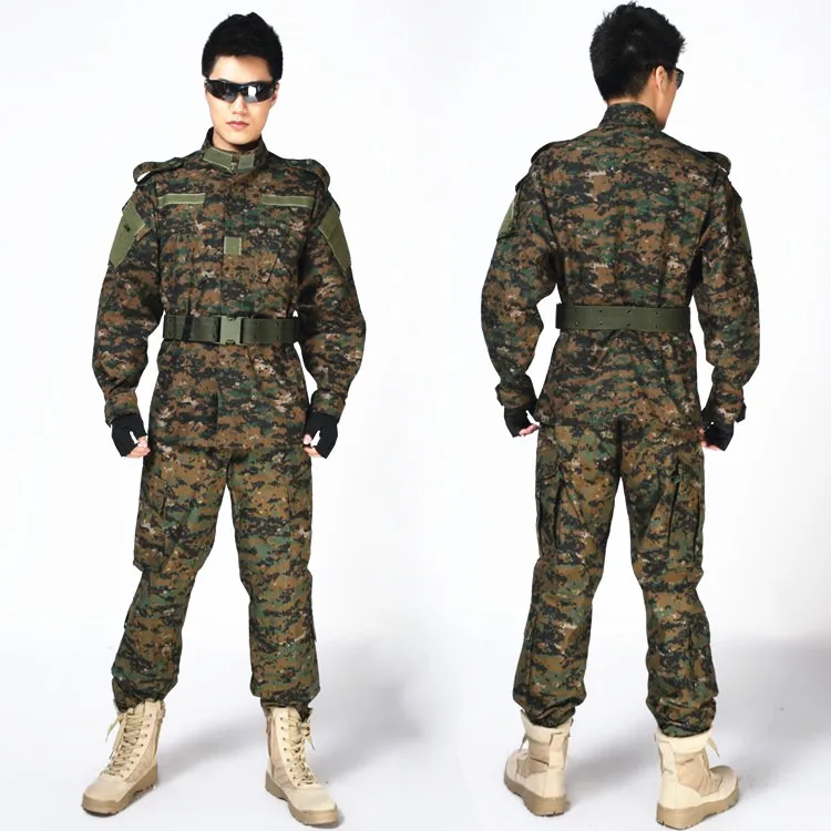 9 Colors Military Army Aisoft Tactical Uniform Hunting Shirt + Pants ...