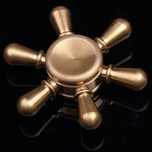 Непоседа блесны ручной Spinner латунь металл анти-стресс аутизм СДВГ EDC Сталь подшипник палец Spiner смешно ребенка взрослые игрушки подарки