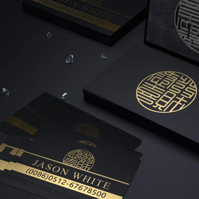 customized business cards classical chinese style high quality black gold foil business cards printing - High Quality Business Cards customized business cards classical chinese style high quality black gold foil business cards printing - High Quality Business Cards