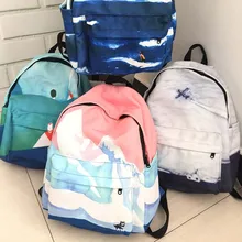 2016 Nouveau Design Sac À Dos Paysage Broderie Impression Sac À Dos Femmes Casual Toile Sac À Dos Sacs D’école Pour Les Adolescents Filles