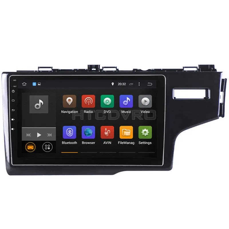 Top YMODVHT 9inch Octa Core 4GB+32GB Android 9.0 Car DVD Player for Honda FIT / JAZZ 2014- Right driving Radio Stereo GPS Navigation 0