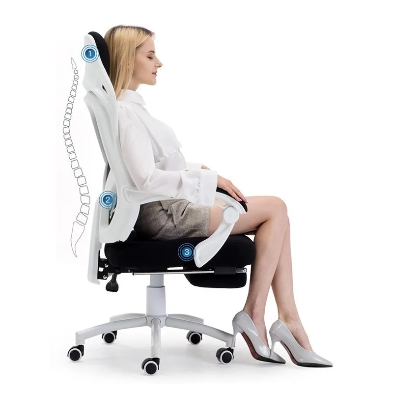 

Shipping Office Poltrona Boss Esports Silla Gamer Gaming Breathable Cushion Lacework Chair With Footrest Can Lie Ergonomics