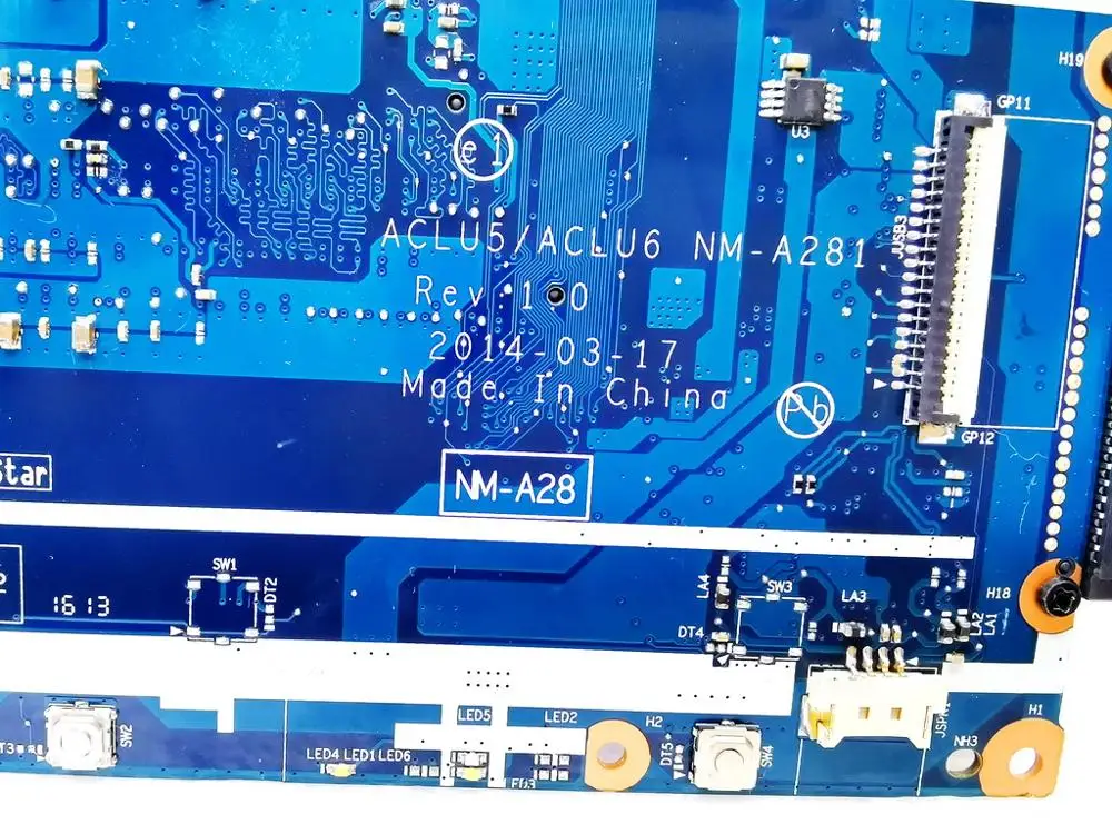 Buy  Original for Lenovo G50-45 laptop motherboard G50-45 A8-6410 R5 M230 2GB ACLU5ACLU6 NM-A281 tested 