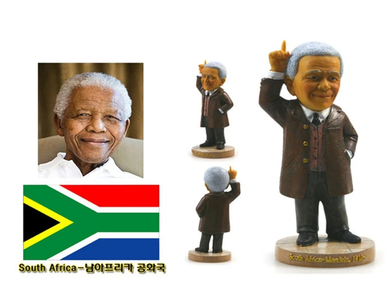 South Africa Nelson Mandela Creative Resin Crafts World Celebrity