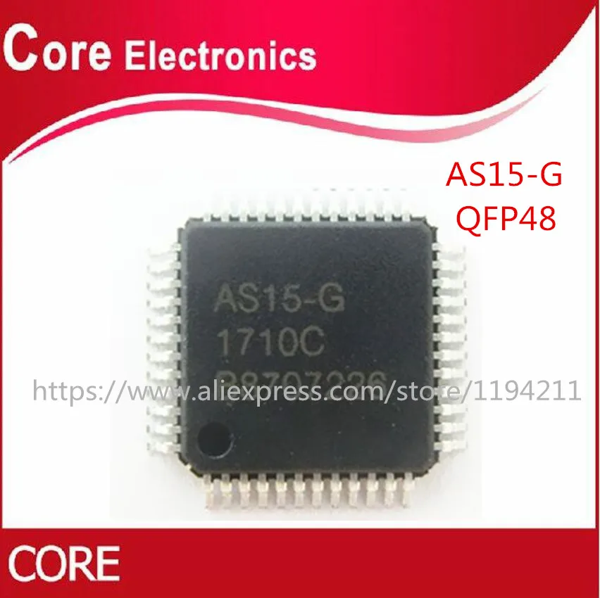 

10PCS/LOT AS15-F AS15F AS15-G AS15G QFP48 AS15 Original LCD chip E-CMOS