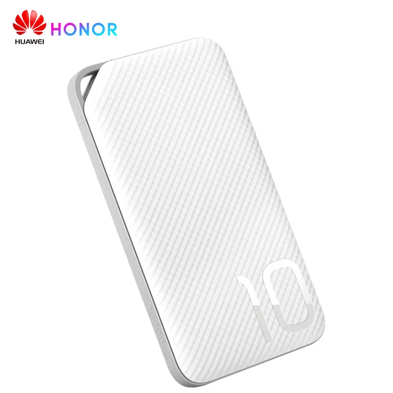 Huawei Honor Power Bank стандартная версия 10000 мАч Двусторонняя Зарядка 5 в 2 а для P9 Honor 8 iPhone Samsung S7 внешний аккумулятор