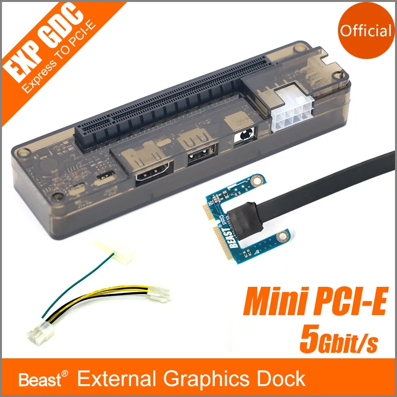 PCIe PCI-E EXP GDC Внешний ноутбук видеокарта док-станция/ноутбук независимая док-станция (мини PCI-E интерфейс версия)