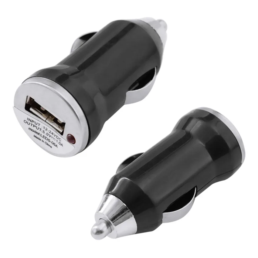 Car Charger USB Car Charger Digital 5V 1A Aluminium Fast Charging Voltage quick charge 3.0 fast charger For Iphone 6s 6plus SE (5)