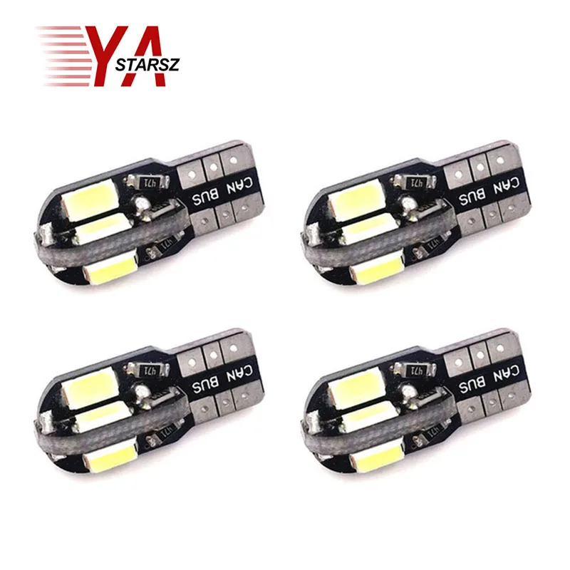 Wholesale NEW 4pcs Lot Canbus T10 8smd 5630 5730 LED car Light Canbus NO OBC ERROR