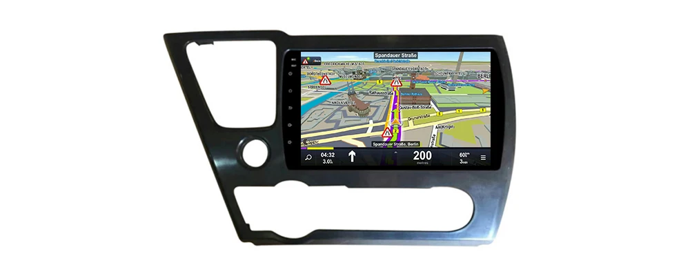 Cheap ZaiXi Android Car GPS Navi for Honda Civic 2014~2015 player Navigation WiFi Bluetooth Mulitmedia system audio stereo EQ 3