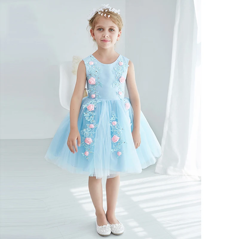 Fashion Clothingtrolls Sleeveless O Neck Girls Dress for Party Evening Dress Flower Girl Dresses For Weddings Girls Clothes P12 Fashion Clothingtrolls Sleeveless O Neck Girls Dress for Party Evening Dress Flower Girl Dresses For Weddings Girls Clothes P12