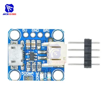 

Micro Lipo Charger Micro USB Li-on Battery Charger Module v1 for LipoliIon Micro-Lipo Charger Board with Pin