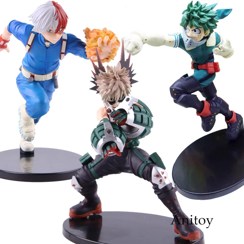

Anime Boku no Hero Academia My Hero Academia Katsuki Bakugo Izuku Middria Shoto Todorki Action Figure Collectibe Model Toy