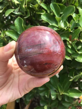 

A naturally beautiful ball of fossilized wood