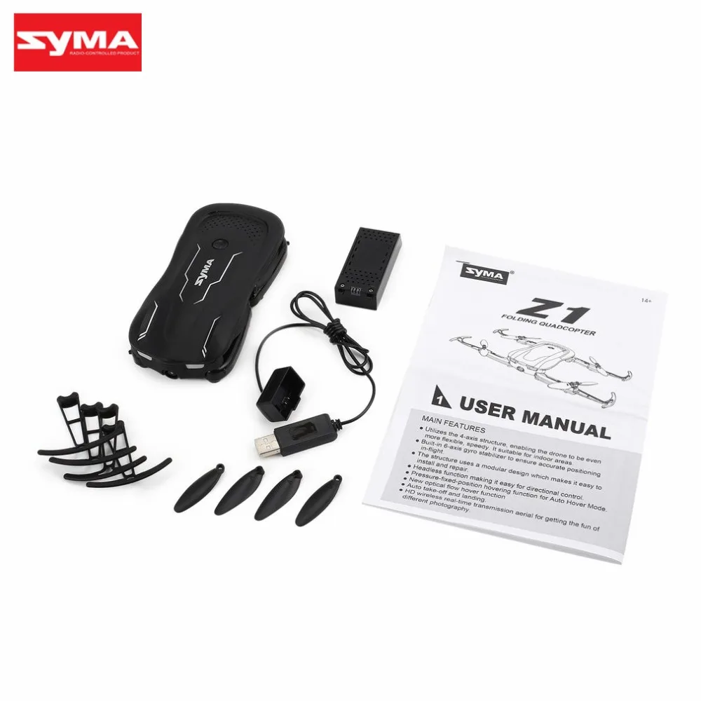 

Syma Z1 2.4G FPV Foldable Drone Smart RC Quadcopter with 720P HD Wifi Camera Real-time Altitude Hold Optical Flow Positioning hi