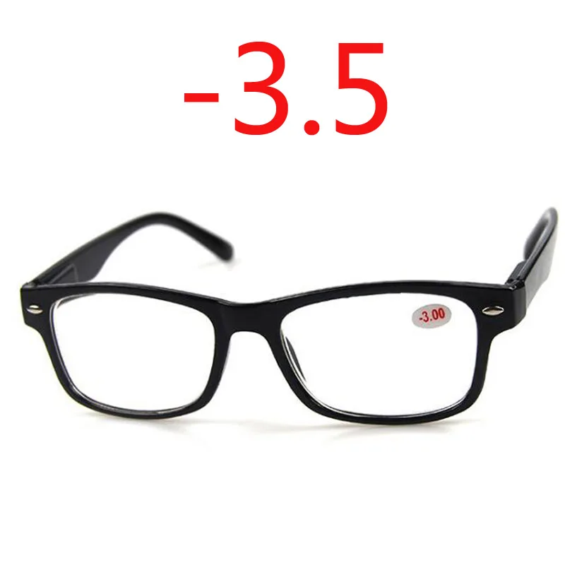Очки женские с рамой из ацетата, очки для близорукости, Для мужчин по рецепту Винтаж очки с заклепками Nerd очки с диоптриями-1,0-4,0 - Цвет оправы: Myopia 350
