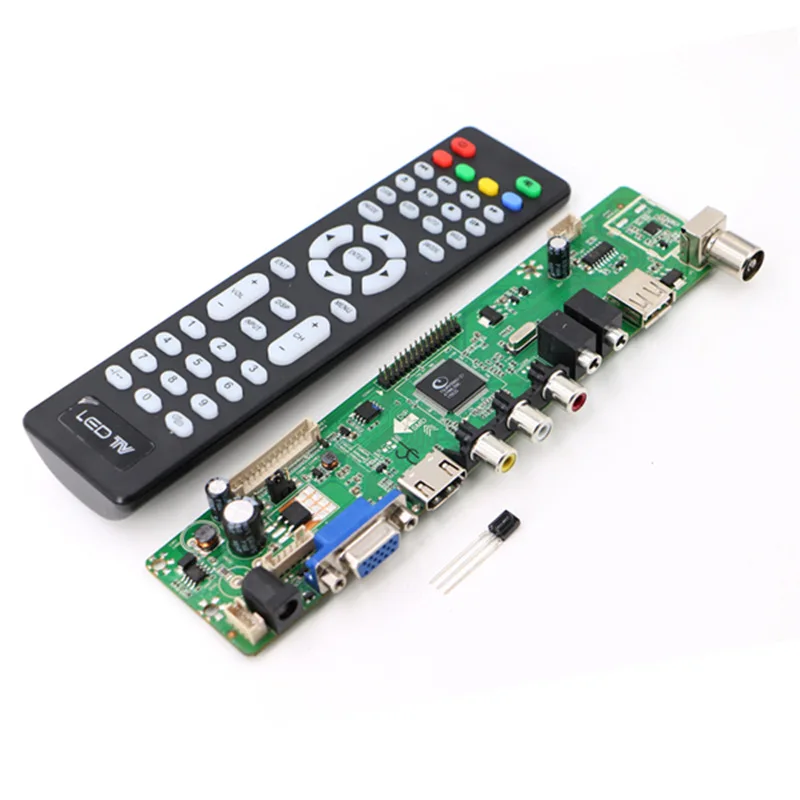 comprar Alta Qualidade V56 Atualização V59 Universal TV LCD Placa de Driver de Controlador de PC VGA Interface USB