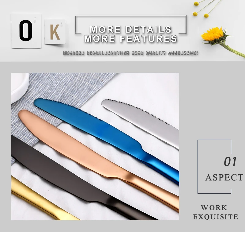 knife set dinner stainless steel table dinner (3)