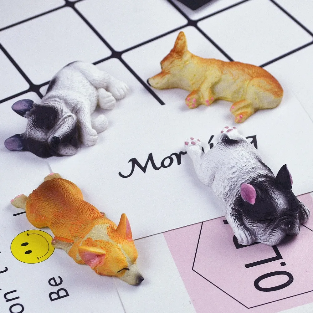 

1PCS Simulation Corgi puppy Filler For Clear/Fluffy Mud Popular Toys Kids Lizun Slime DIY Kit Accessories Children Modeling Clay