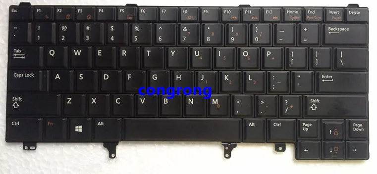 Laptop Keyboard US English Version For Dell Latitude E6220 E6230 E6430s 024P9J 0C7FHD 8G016 without Point Stick Non-Backlit | Компьютеры и