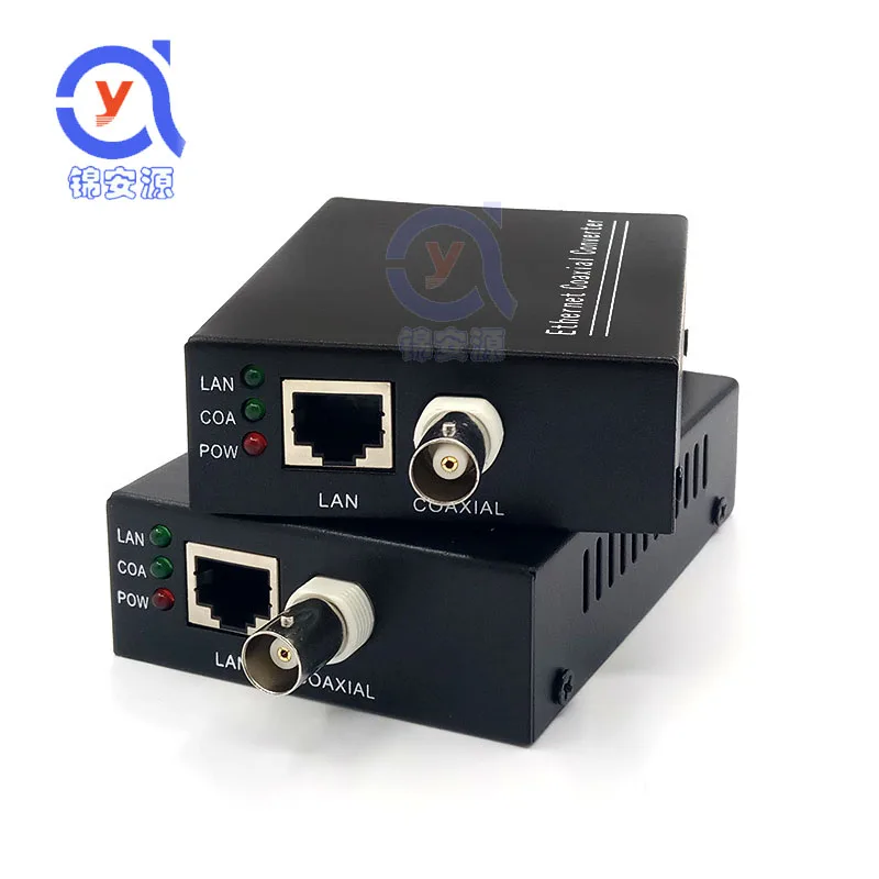 

2pcs(1pair)Ethernet extends the two-kilometer IP camera video IP camera over coaxial cable ethernet coaxial converter