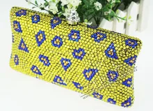Handmade maß gold Kristall-kupplungs-abend-handtasche Strass handtasche frauen umhängetasche