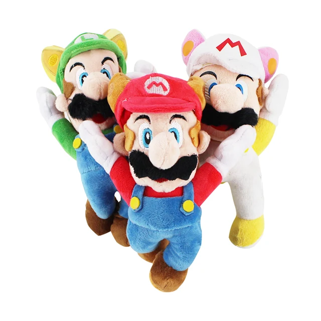 Best Offers 3 Styles Super Mario Bros Luigi Raccoon Tanooki Mario Kitsune Fox Luigi White Racoon Fire Mario Plush Toy 8" 20CM Best Offers 3 Styles Super Mario Bros Luigi Raccoon Tanooki Mario Kitsune Fox Luigi White Racoon Fire Mario Plush Toy 8" 20CM