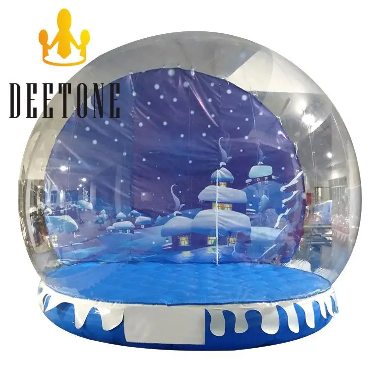 3M Outdoor Cheap Giant Christmas Inflatable Snow Globe Bubble Tent
