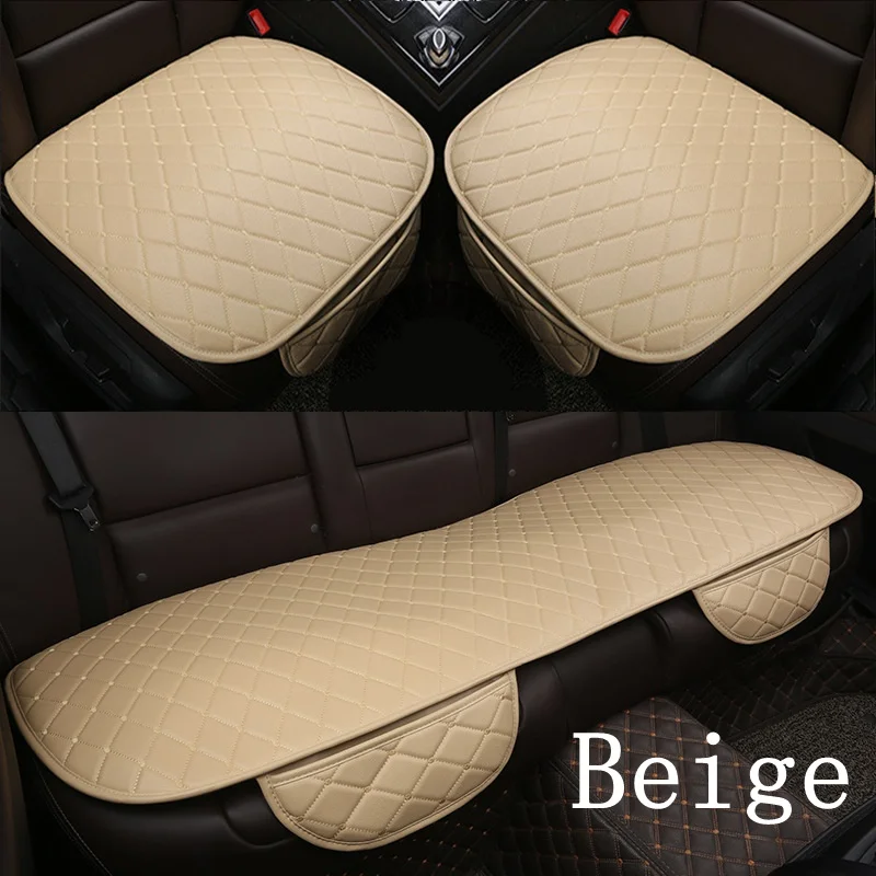 Waterproof Four Seasons General Non-slip PU Leather Backless Car Seat Cover for Auto Cushion Protection Mat | Автомобили и