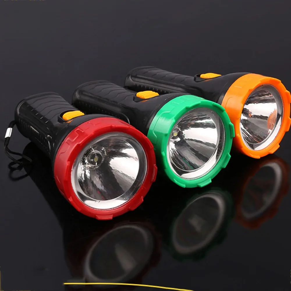 Plastic Shell LED Tactical Flashlight Hiking Camping Outdoor Home Mini Torch Light Lamp Small
