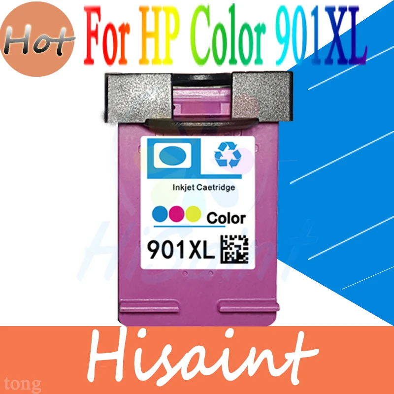 Горячие продажи 1 ШТ. большой емкости Color для HP 901 901XL картриджи HP901 Officejet J4680 J4500 4540
