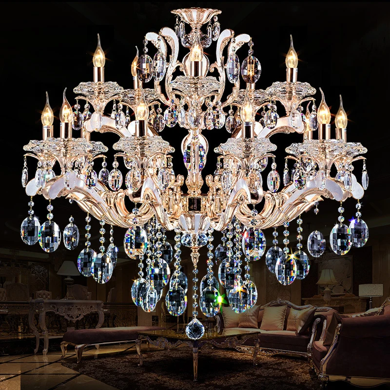 Modern Luxury Chandelier Lighting Living Room Crystal Lights Chandelier ...