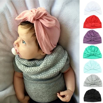 

Newborn Baby Toddler Kids Boy Girl Bowknot Cute Soft Beanie Hat Warm Hat