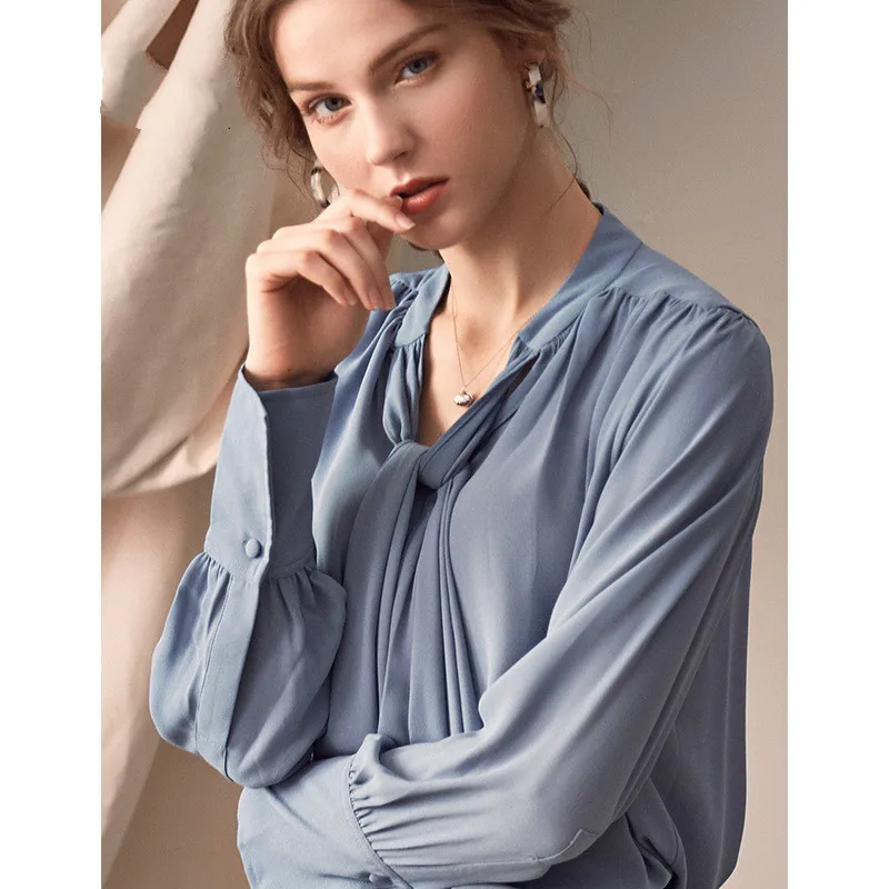 Long Sleeve Shirts Blouse Women Stand Collar Tops Female Elegant Casual Loose Tops And Blouses Fashion Clothes 2019 Spring Blusa Long Sleeve Shirts Blouse Women Stand Collar Tops Female Elegant Casual Loose Tops And Blouses Fashion Clothes 2019 Spring Blusa