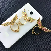 UVR 360 Degree Mobile Phone Stand Holder Metal For iPhone All Phone Finger Ring Mobile Smartphone