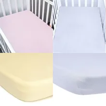 Egmaoaby, хлопок, простыня для кроватки, мягкий матрас для детской кровати, защитный чехол, мультяшное постельное белье для новорожденных, для кроватки, размер 130*70 см