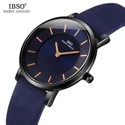 IBSO 7,6 мм женские наручные часы простые женские часы модные Montre Femme 2019 кварцевые женские часы Relogio Feminino