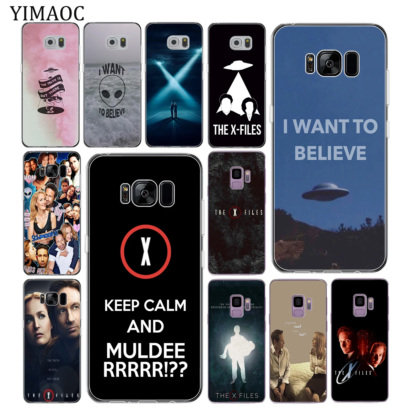 Мягкий силиконовый чехол YIMAOC из ТПУ для Samsung Galaxy S10 S9 S8 Note 10 Plus S7 Edge S10e прозрачная