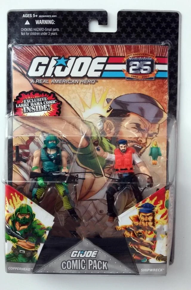 

3.75'' action figure G.I. JOE LARRY HAMA Collection model doll toys a birthday present Free shipping