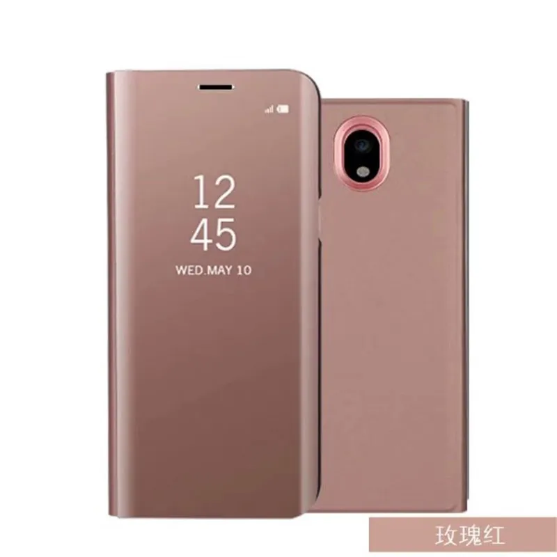 Чехол для Samsung Galaxy J7 2017 / Pro роскошный умный зеркальный откидной телефона J 7 (7)