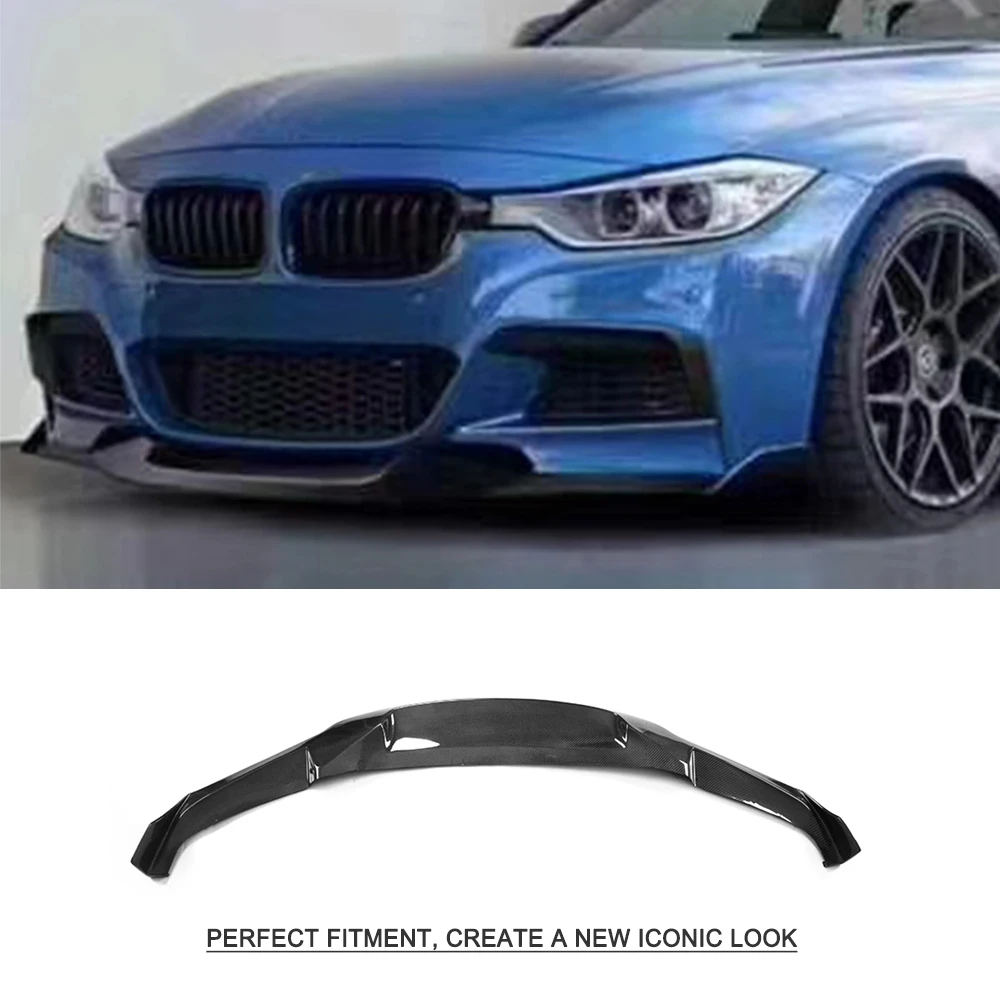Передний бампер из углеродного волокна спойлер разветвители для BMW F30 F31 M 320i 328i 335i