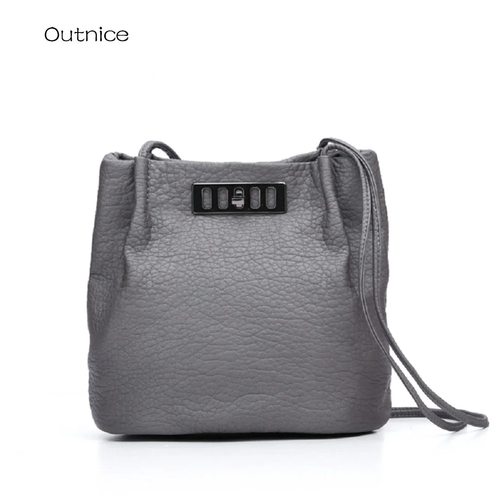 Outnice Brand Tassen Girls Multi Functional Singe/Double Shoulder Bags Soft Italian Leather ...