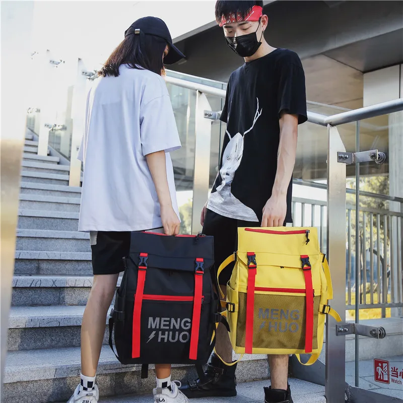 Menghuo Women Laptop Backpack Male School Backpacks Net Rucksacks Leisure for Teenager Travel Women Shoulder Mochilas School Bag (45)
