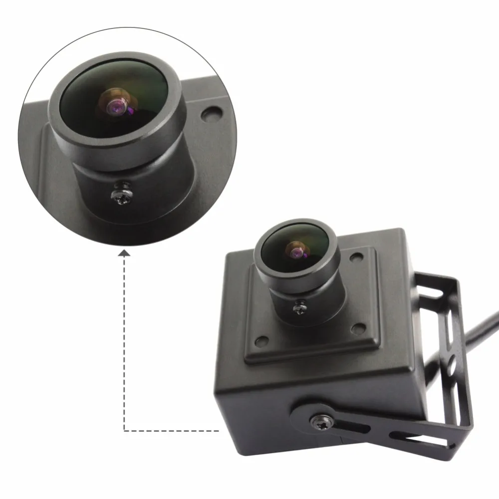 

ELP Plug to Play Wide Angle 170 degree 5MP High Resolution 1080p@30fps Fisheye Camera With USB Cable 3m USB Security Camera