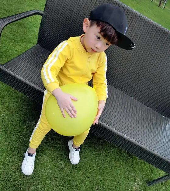 Baby Boys Clothes Set Spring Autumn Toddler Girl Fall Outfit 2018 Stripe Tops Pants Children Clothing 2Pcs Sports Suit For Girls (2)