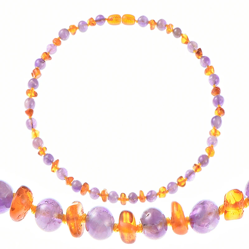 

DCEE baby teething necklace ambar necklace baltic ambar necklace natural stone with baltic ambar pretty gift