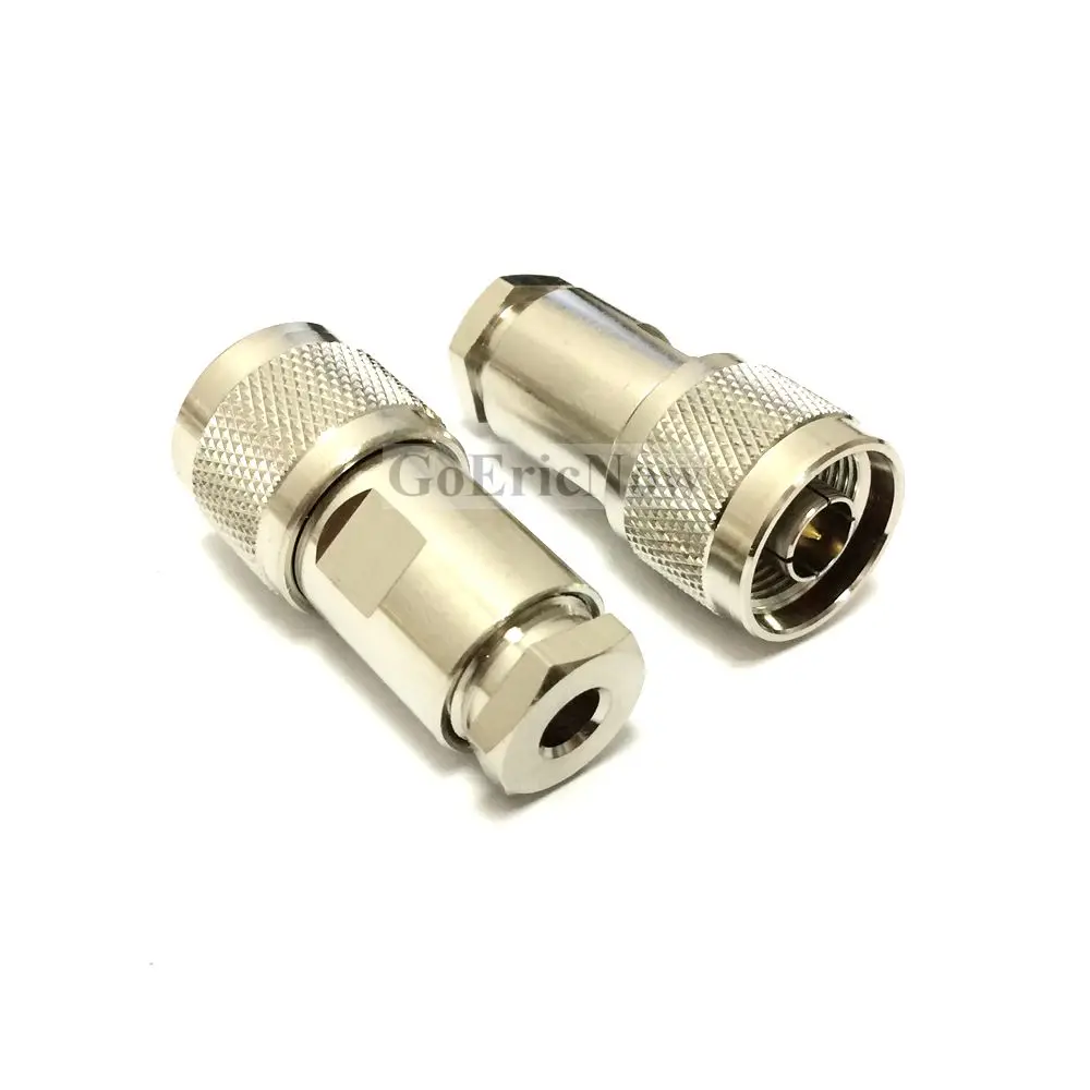 1 шт. RF коаксиальный N штекер для RG58 RG142 RG223 Кабельный разъем|Соединители| |