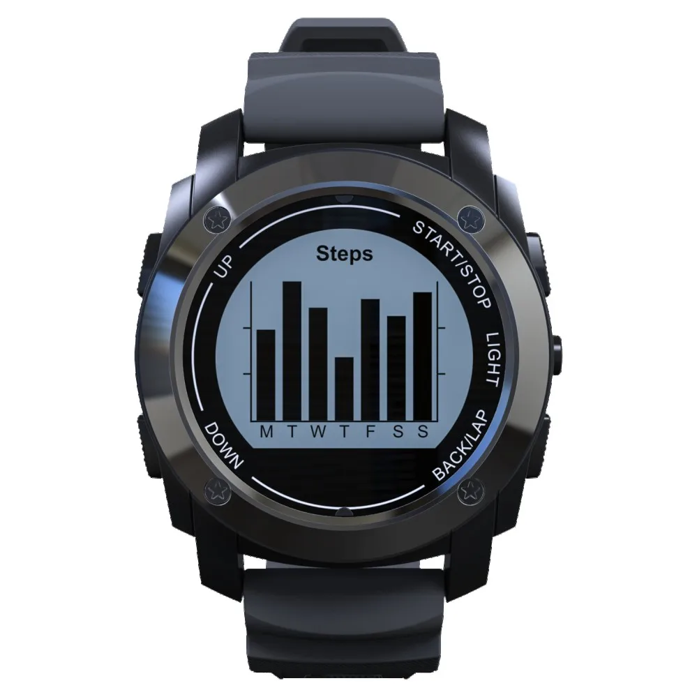 Smartch New S928 GPS Outdoor Sports Smart Watch IP66 Life Waterproof Heart Rate Monitor Pressure for Android4.3 IOS8.0 above